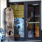 Carved Bear at Bruins
