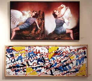 Stephan Gray Leda and the Swan; Donald R Ricker Double Latte