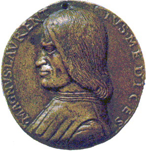 16th century MAGNUS LAURENTIUS MEDICES medallion