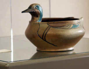 Michael Anderson Green Winged Teal pot