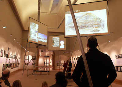 Ed Crittenden Retrospective AMHA installation