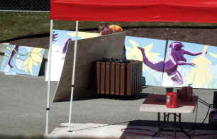 Jennifer Jolliff Anchorage townsquare construction mural